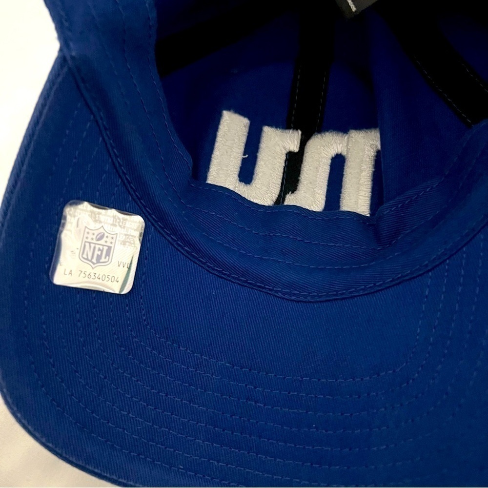 '47 Royal Unisex New York Giants Adjustable Strap Hat Dad Cap OSFA Embroidered - Picture 8 of 9